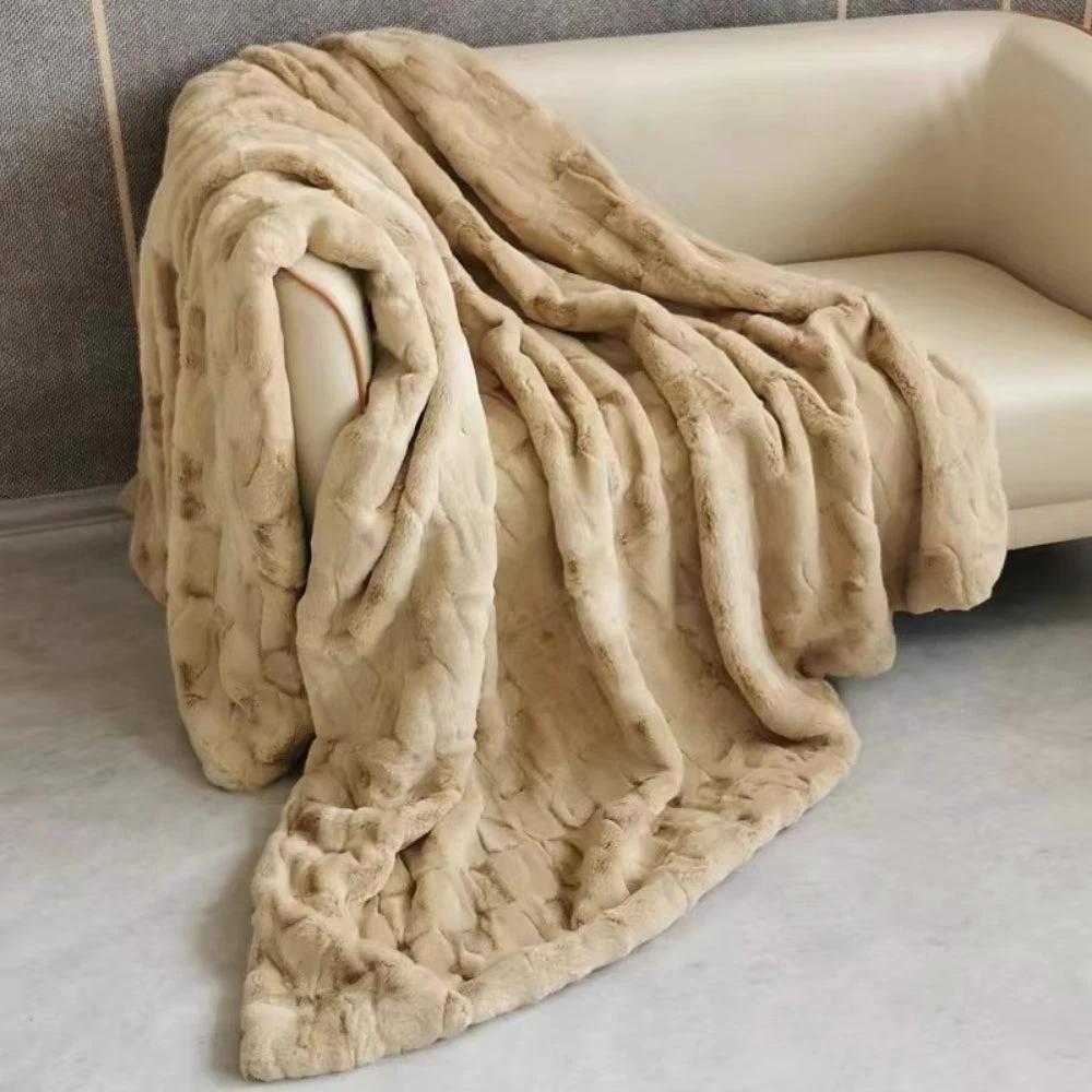 Heavenly Retreat Faux Fur Blanket by Casa & Beyond