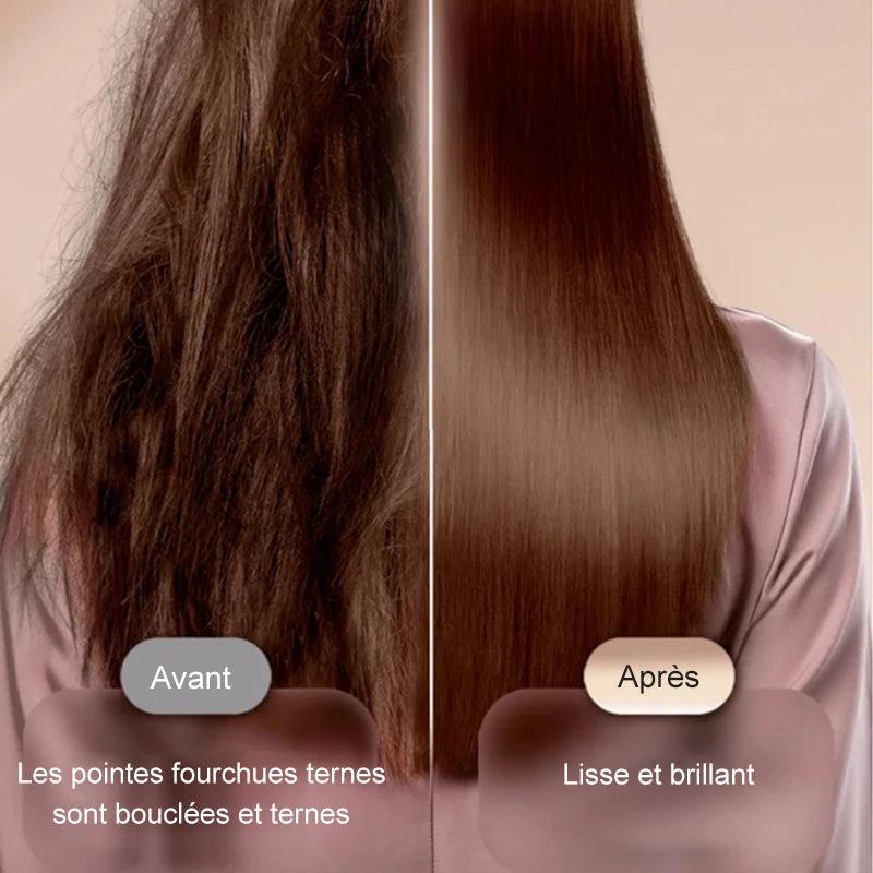 Straightening brush for hair by Bowlift