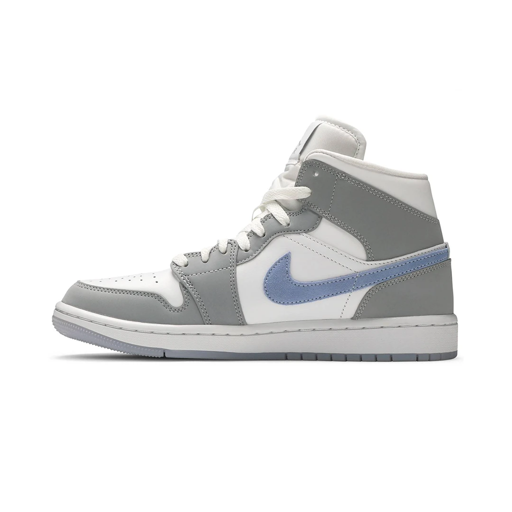 Air Jordan 1 Mid Wolf Grey Aluminum by Air Jordan
