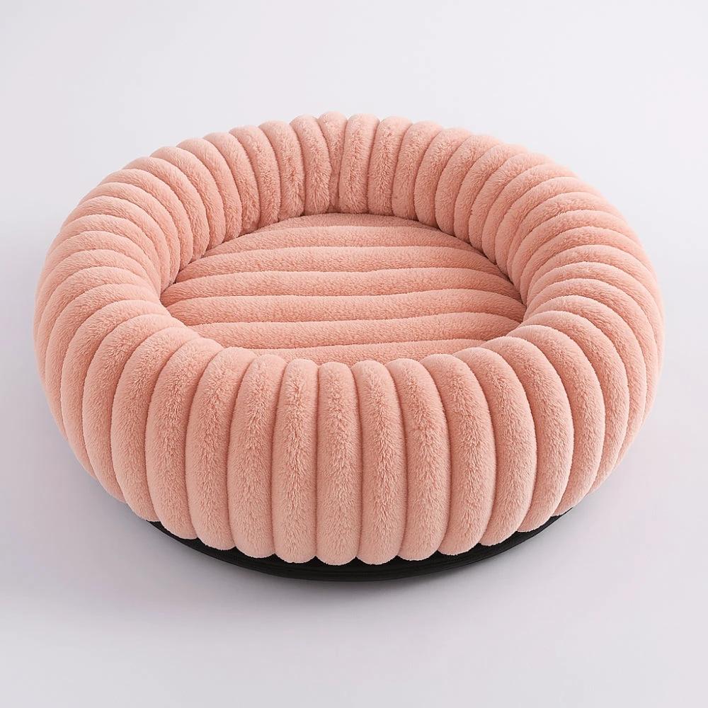 Purrfectly Plush Round Pet Bed by Casa & Beyond