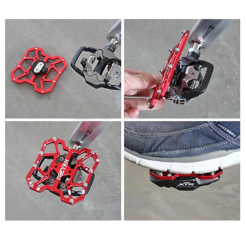 Adapter for Spd Keo bicycle pedal made of aluminum alloy (2 pcs) by Bowlift