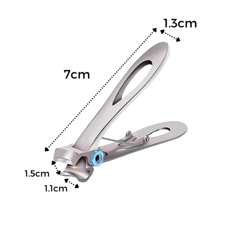 PrecisionTrim Stainless Steel Wide Jaw Nail Clippers | for Thick Nails - Sharp Blades - Ergonomic Design for Easy Nail Clipping Bowlift by Bowlift