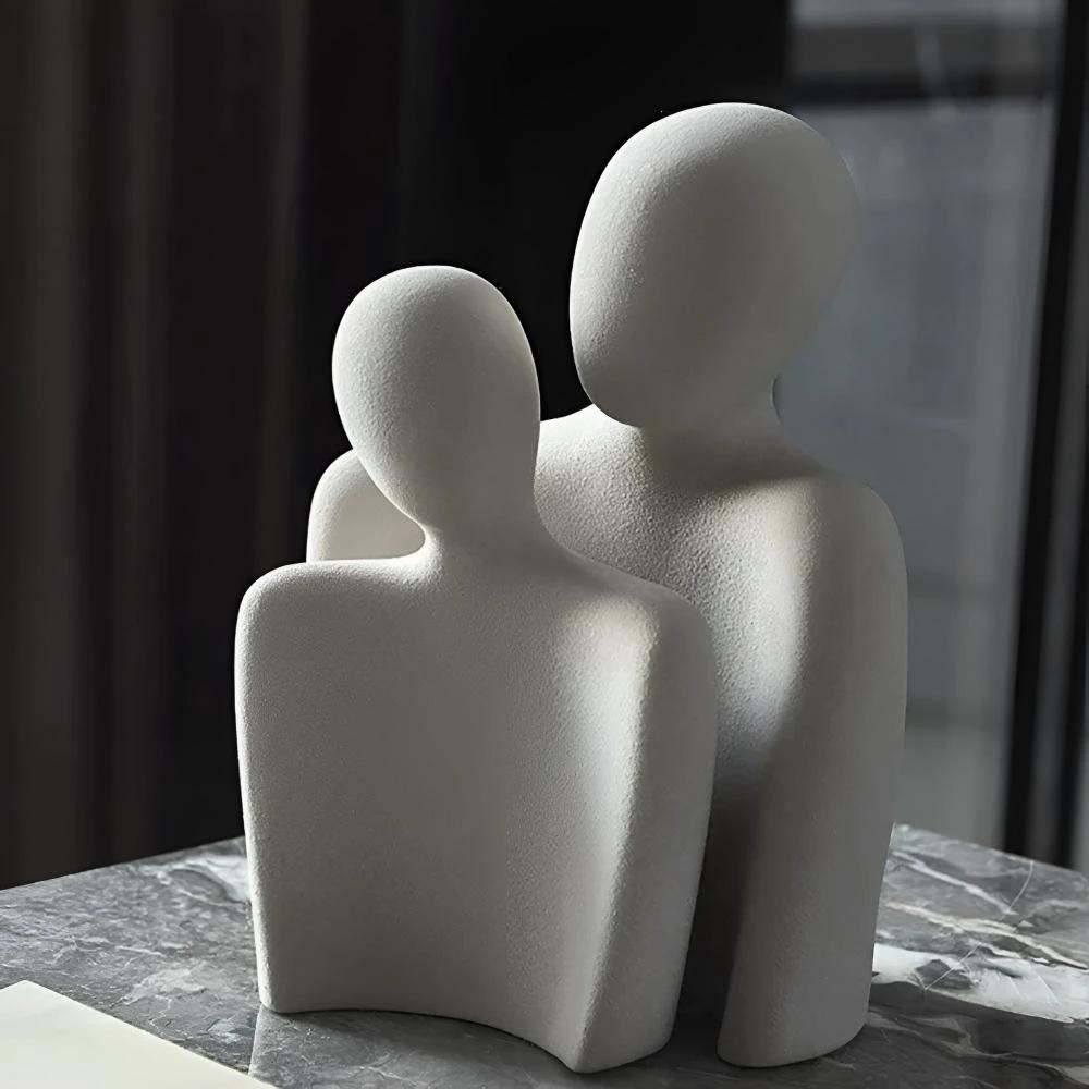 Romantic Couple Ceramic Sculpture by Casa & Beyond