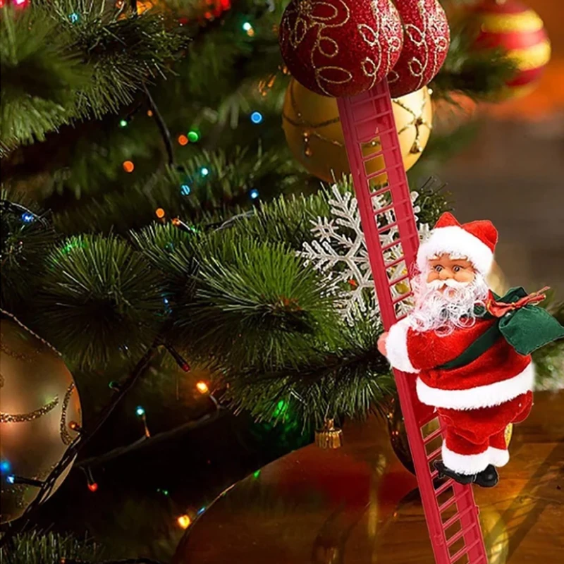electric climbing ladder Santa Claus by Bowlift