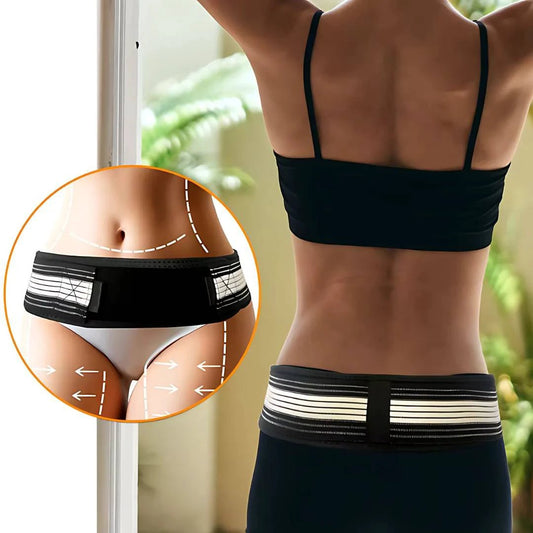 BackGuard Lumbar Support Belt | Lower Back Pain Relief - Adjustable Fit for Posture Correction - Injury Prevention - Active Use Bowlift by Bowlift