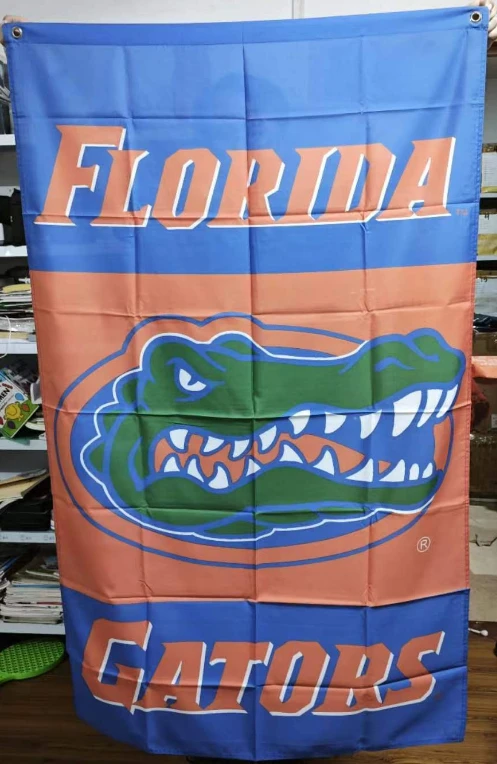 Florida Gators flag , NCAA University of Florida Flags 100% Polyester 3x5ft 90x150cm exhibit and sell banner by flagsshop