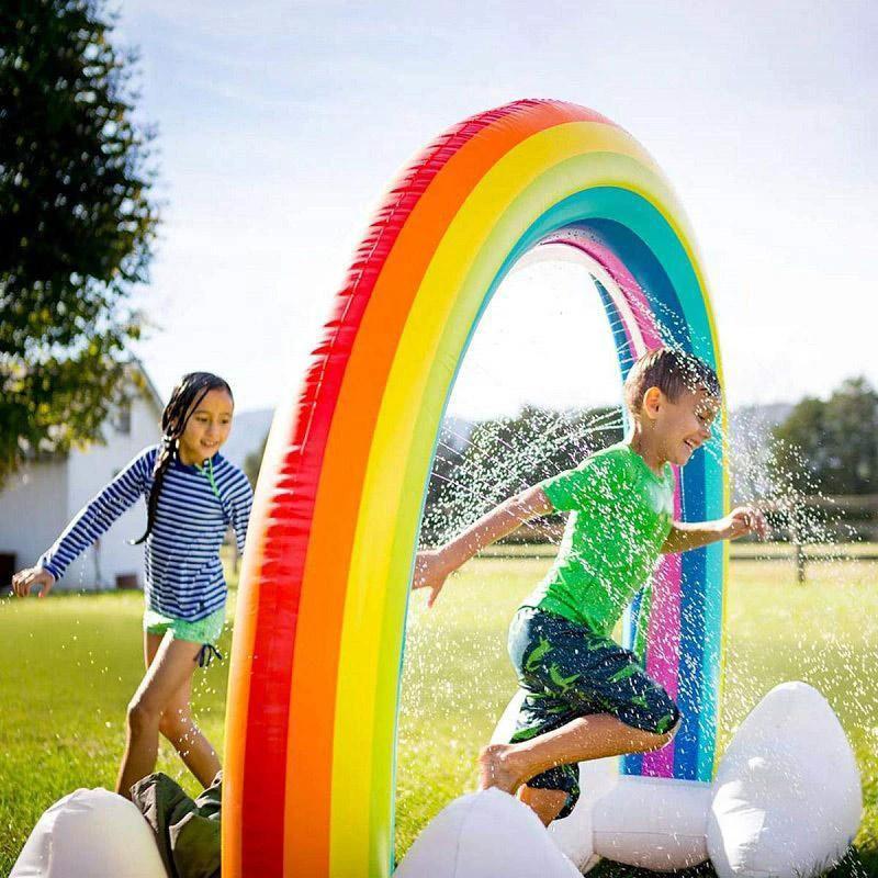 Rainbow Spray Bow Inflatable by Bowlift