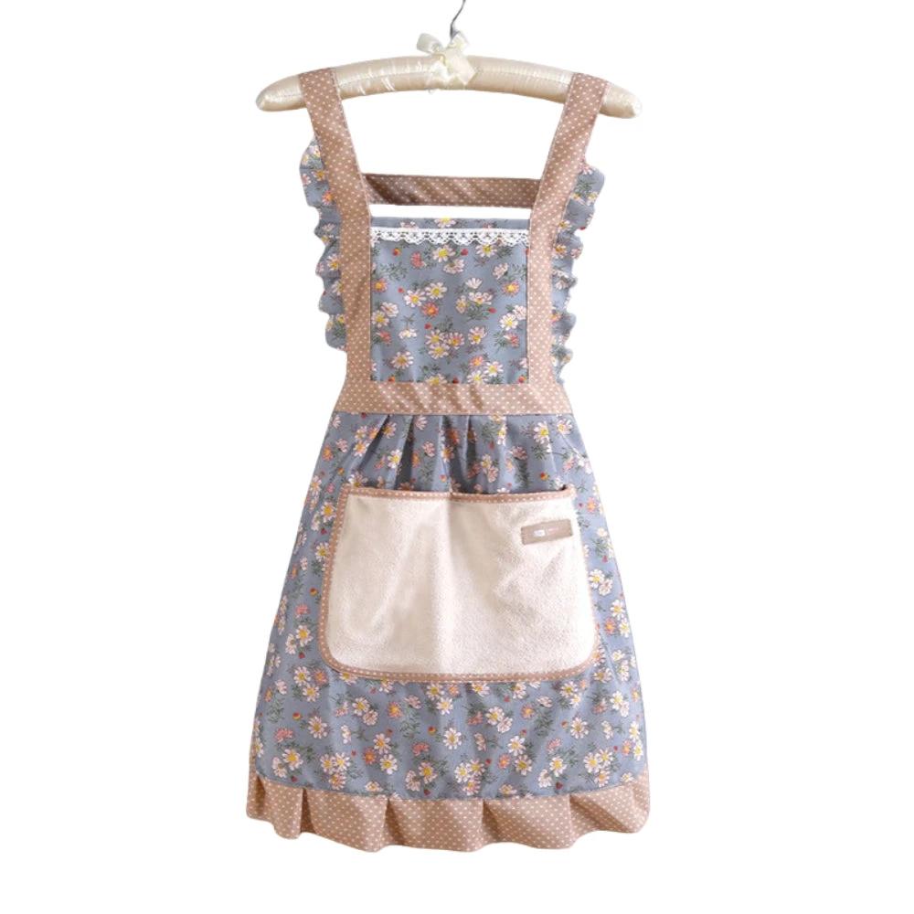 Sweet Flora Kitchen Apron by Casa & Beyond