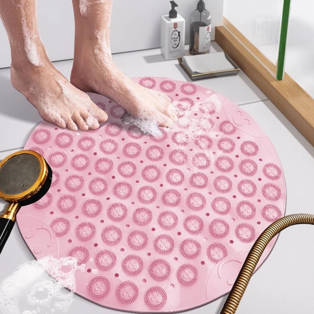 Safe Shower Round Non-Slip Mat by Casa & Beyond