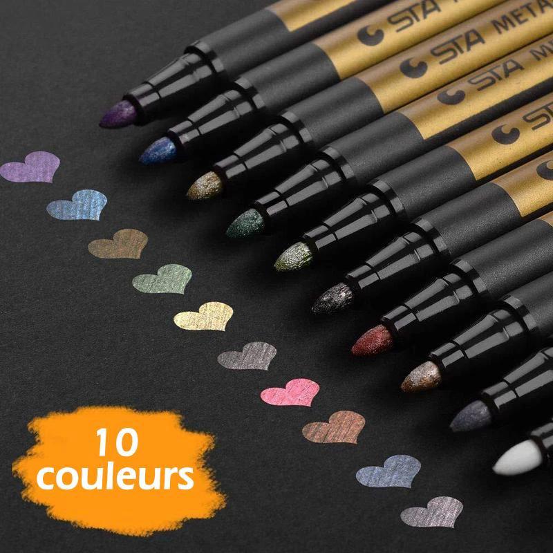 Waterproof Acrylic Marker (10 Colors) by Bowlift