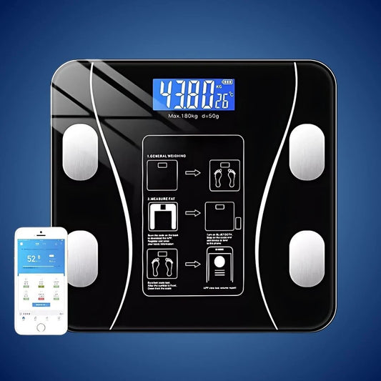 BodyMetrics Smart Body Composition Scale | BMI Fat Scale - Measures Weight - Calculates Body Fat - Tracks Fitness Bowlift by Bowlift