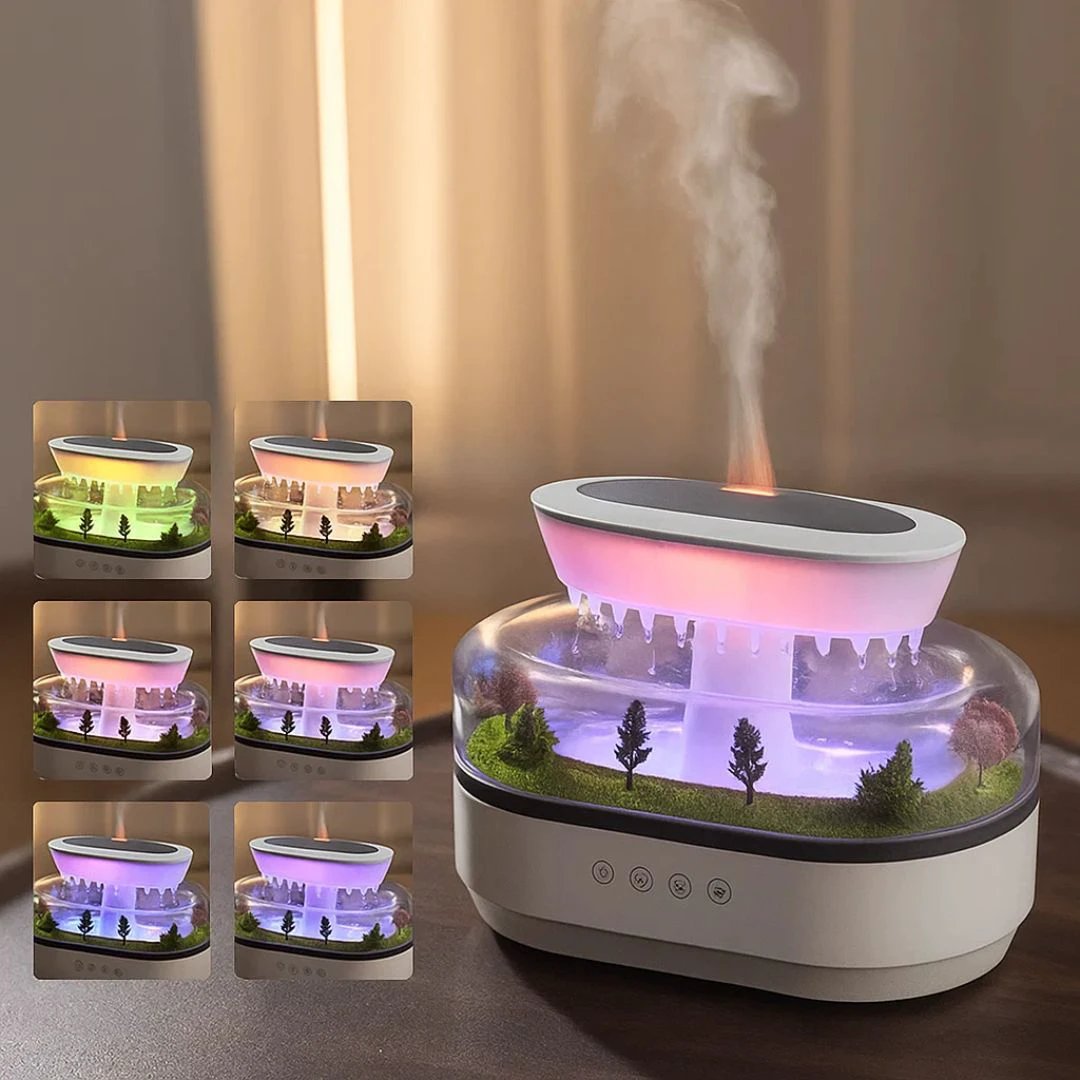 Dry-Air Relief – Quiet LED Night Light – Soothe Skin & Breathing – Calm Relaxing Sleep for Home & Bedroom Bowlift by Bowlift