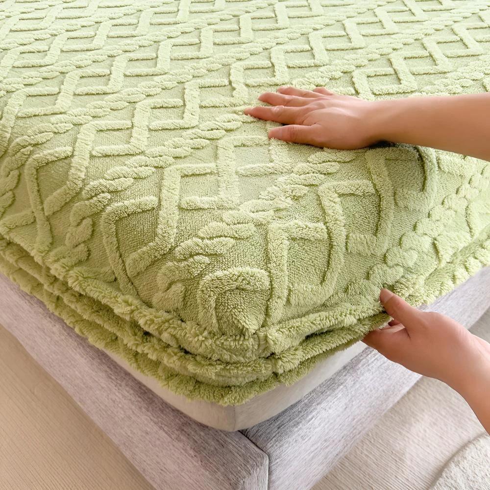Premium Velvet Sherpa Sheet Set by Casa & Beyond