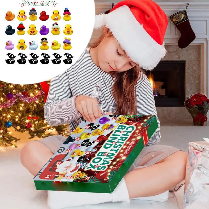Advent Calendar 2022 - 24 Rubber Ducks for Children by Bowlift