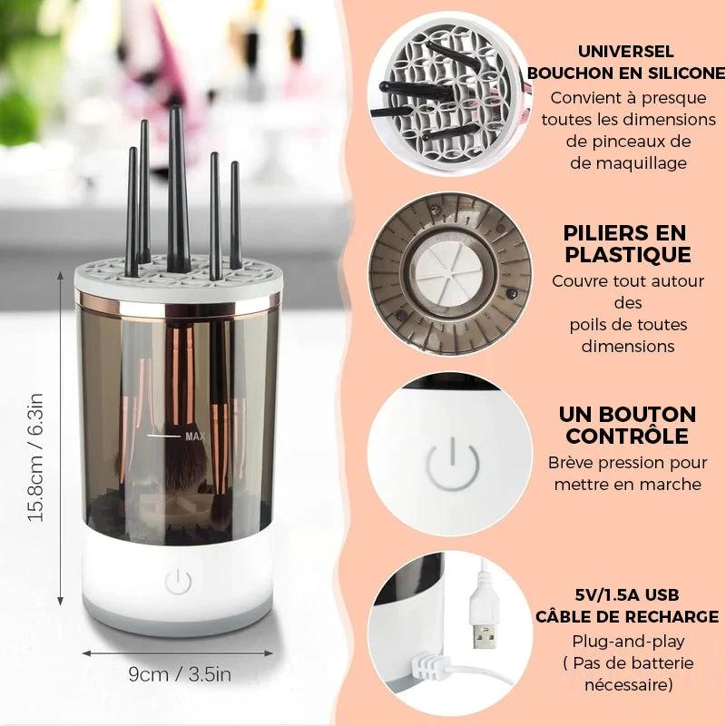 Electric Makeup Brush Cleaner by Bowlift