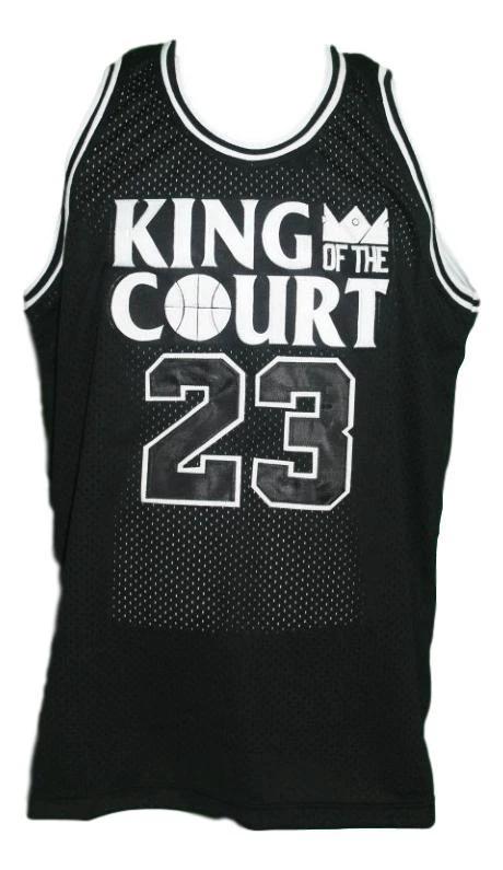 Michael Jordan Jersey #23 King Of The Court Basketball Black by My store basketball