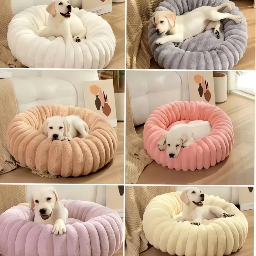Purrfectly Plush Round Pet Bed by Casa & Beyond