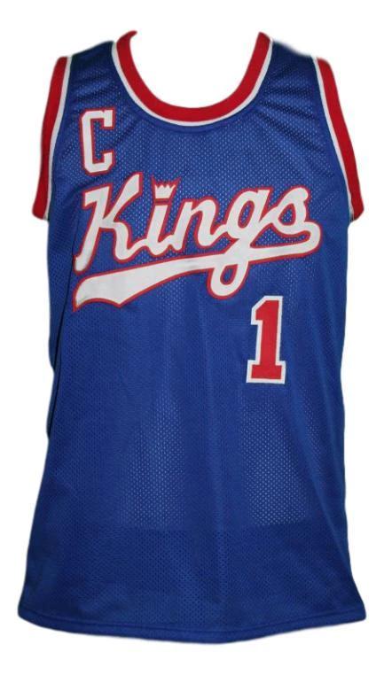 Nate Archibald Jersey #1 Cincinnati Royals Kings Basketball Blue by My store basketball