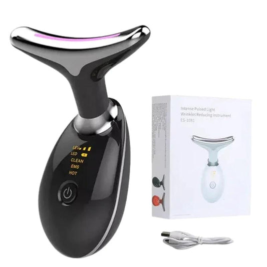 Anti-wrinkle facial tightening massager with LED light therapy for face and neck Bowlift by Bowlift