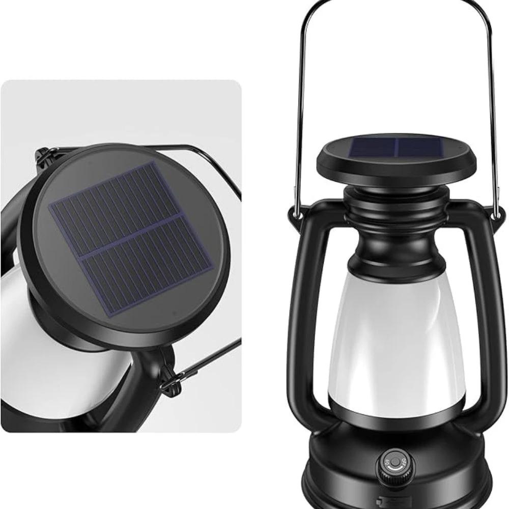 Solar Dimmable USB Camping Lantern by Casa & Beyond