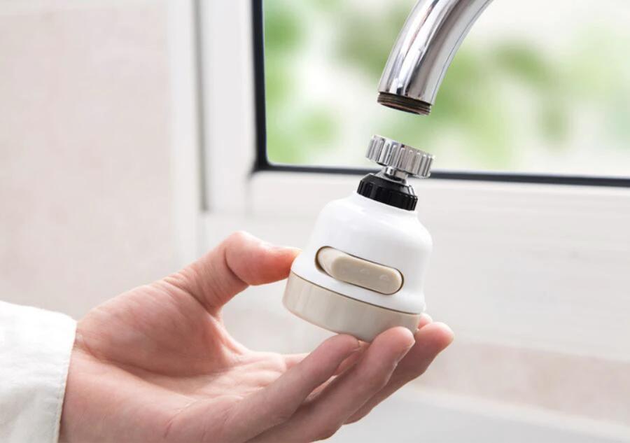 Noz - Kitchen Faucet 360 Degree Water Saving Head by Bowlift