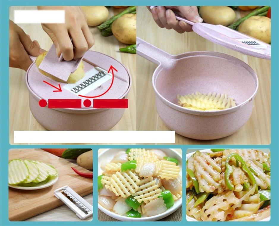 Mandoline 8 in 1 Vegetable Slicer by Bowlift