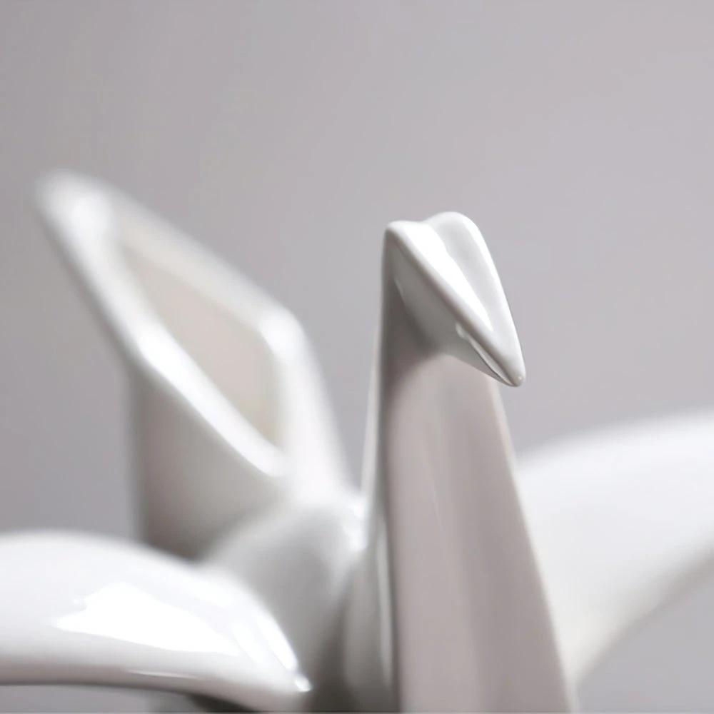 Origami-Inspired Ceramic Bird Statue by Casa & Beyond