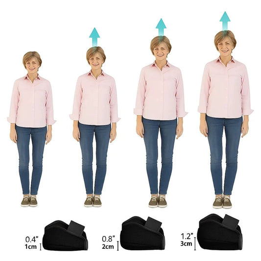 ElevateEase | Heel Lift Insoles – Height Increase – Pain Relief – Improved Posture - Everyday Comfort Bowlift by Bowlift