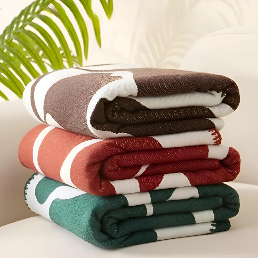 Abstract Pattern Acrylic Blanket by Casa & Beyond