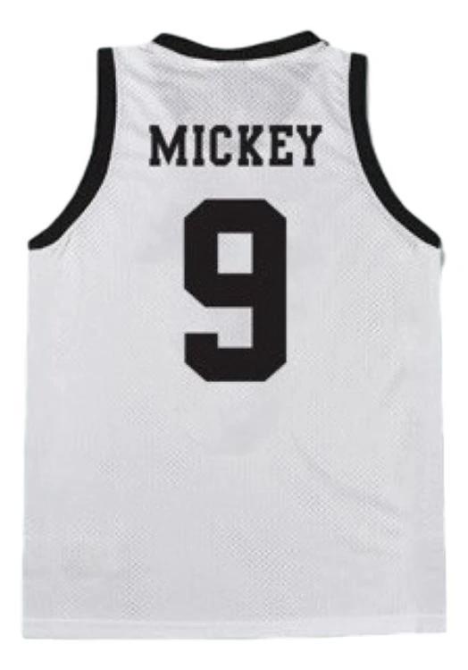 Mickey Jersey #9 St Vitus Basketball Diaries Mark Wahlberg Sewn White by My store basketball