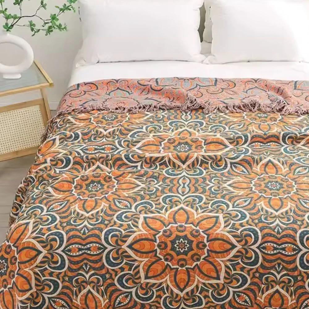 Sienna Sun Cotton Blanket by Casa & Beyond