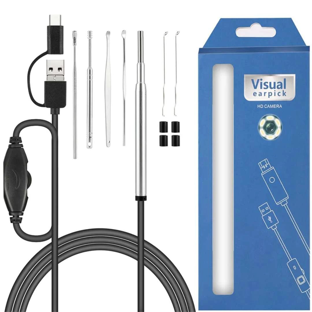 EarVision Professional Ear Endoscope – HD Inspection – Live Monitoring – Capture Images & Video – Removes Wax & Foreign Objects Bowlift by Bowlift