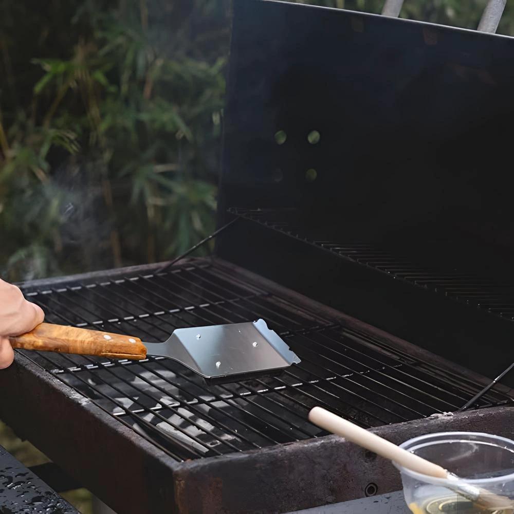 Stainless Grill Brush and Scraper by Casa & Beyond