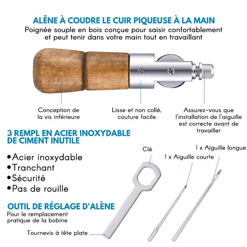 Pre-order >> Needle and leather sewing kit for sewing leather by Bowlift