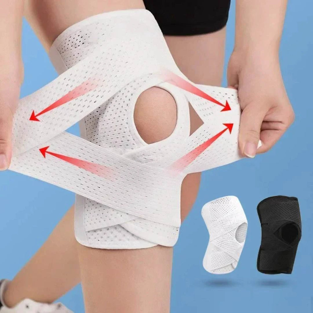 FlexGuard Knee Pads | with Support Compression Springs and Tension Strap - for Stability - Pain Relief and Protection Bowlift by Bowlift