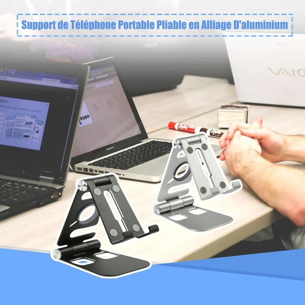 Multipurpose foldable smartphone holder made of aluminum alloy by Bowlift