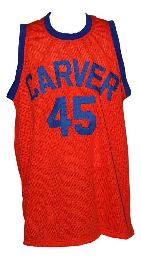 White Shadow TV Warren Coolidge Carver High Basketball Jersey Orange by My store basketball