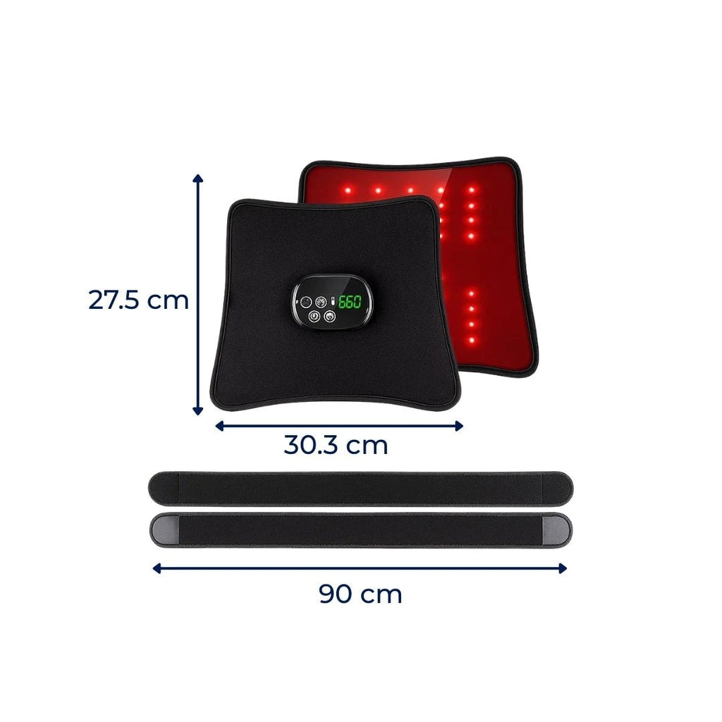 Red Light Therapy & Vibration – Rechargeable Heated Wrap – Eases Back Pain, Stiffness & Muscle Aches Bowlift by Bowlift
