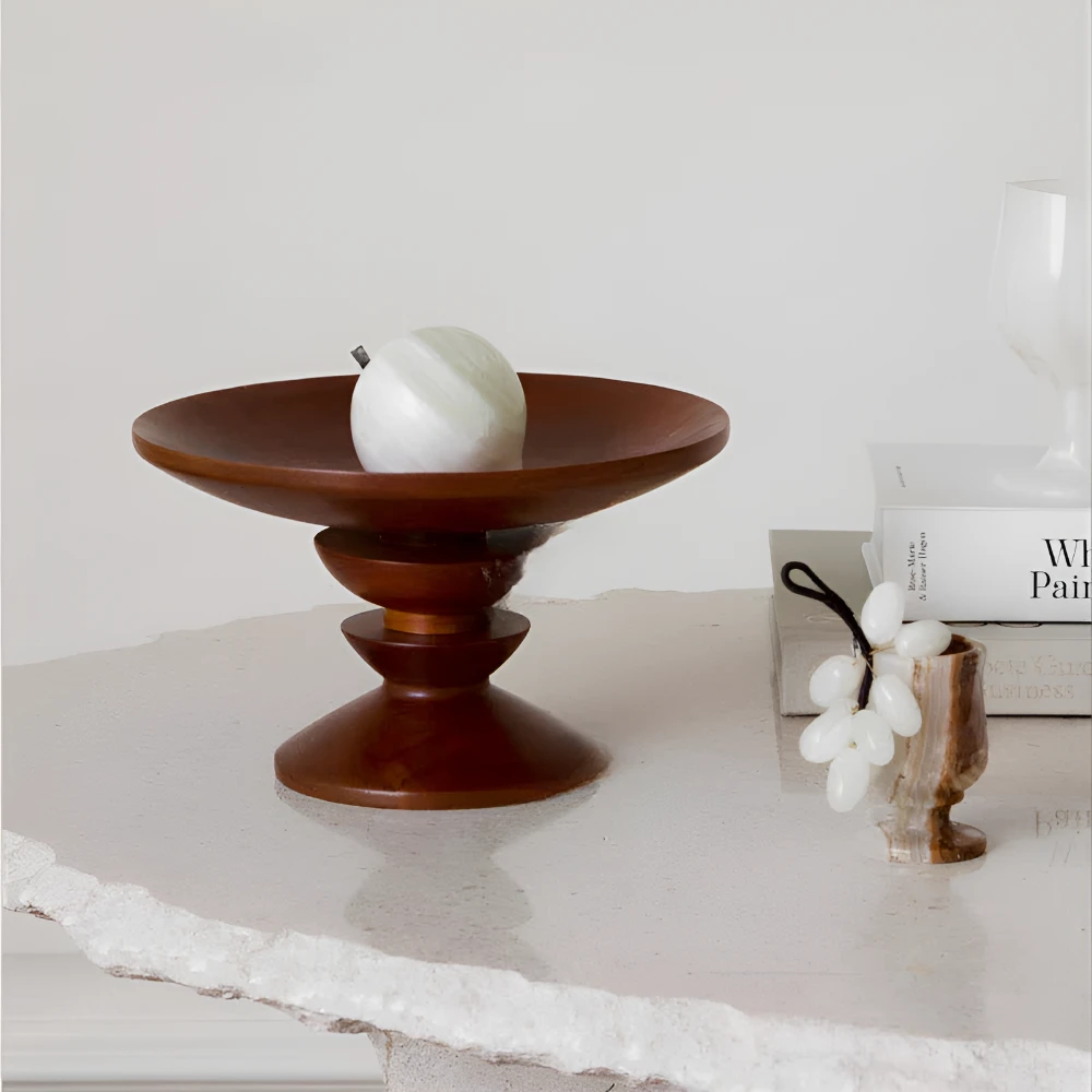 Rustic Elegance Pedestal Tray by Casa & Beyond