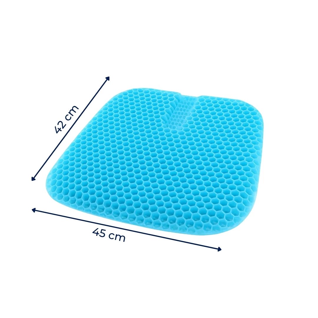Pressure Relief & Cooling Honeycomb Gel – Posture Support – Office Car Chair Comfort for Long Sitting Bowlift by Bowlift