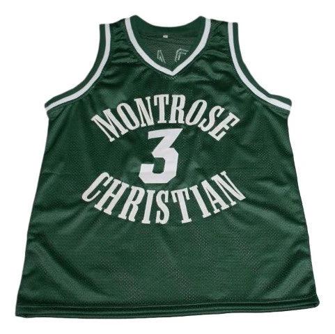 Kevin Durant Jersey #3 Montrose Christian Basketball New Sewn Green by My store basketball
