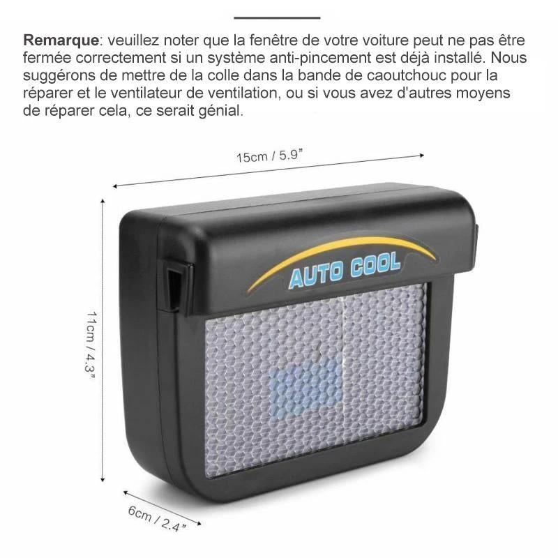 Solar fan for car by Bowlift
