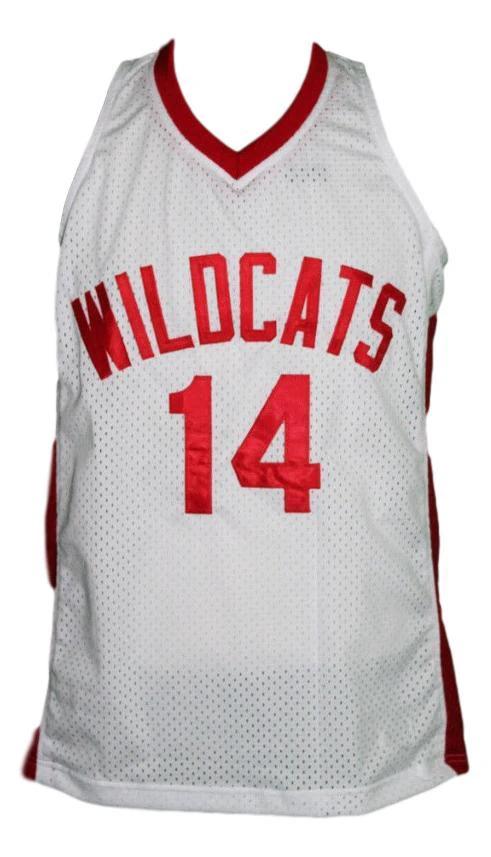 Troy Bolton Jersey #14 Wildcats High School Musical Zac Efron Basketball White by My store basketball