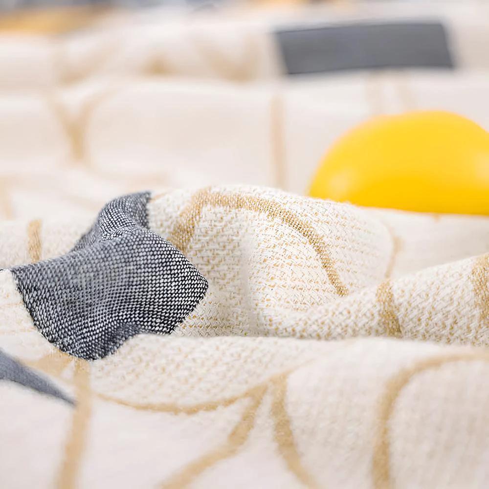 Poker Patterns Cotton Blanket by Casa & Beyond