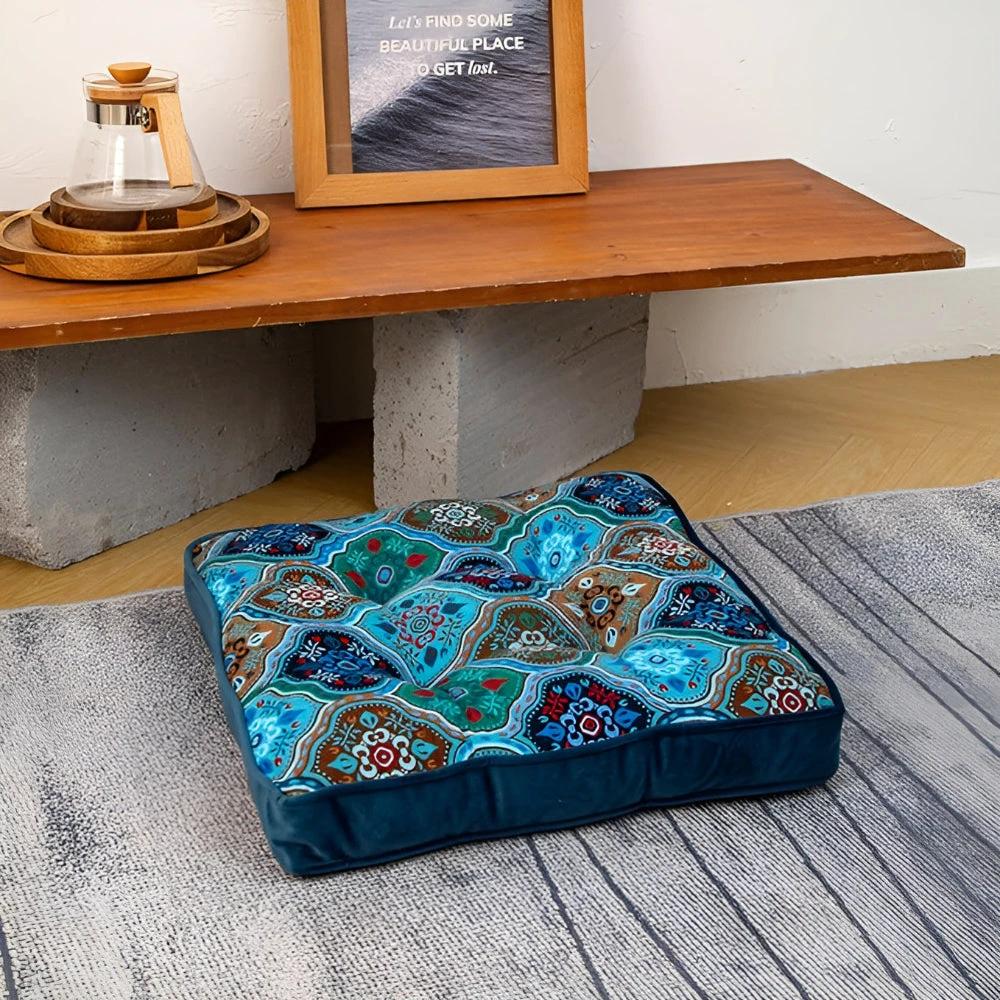Moroccan Inspired Tie-Strap Cushion by Casa & Beyond