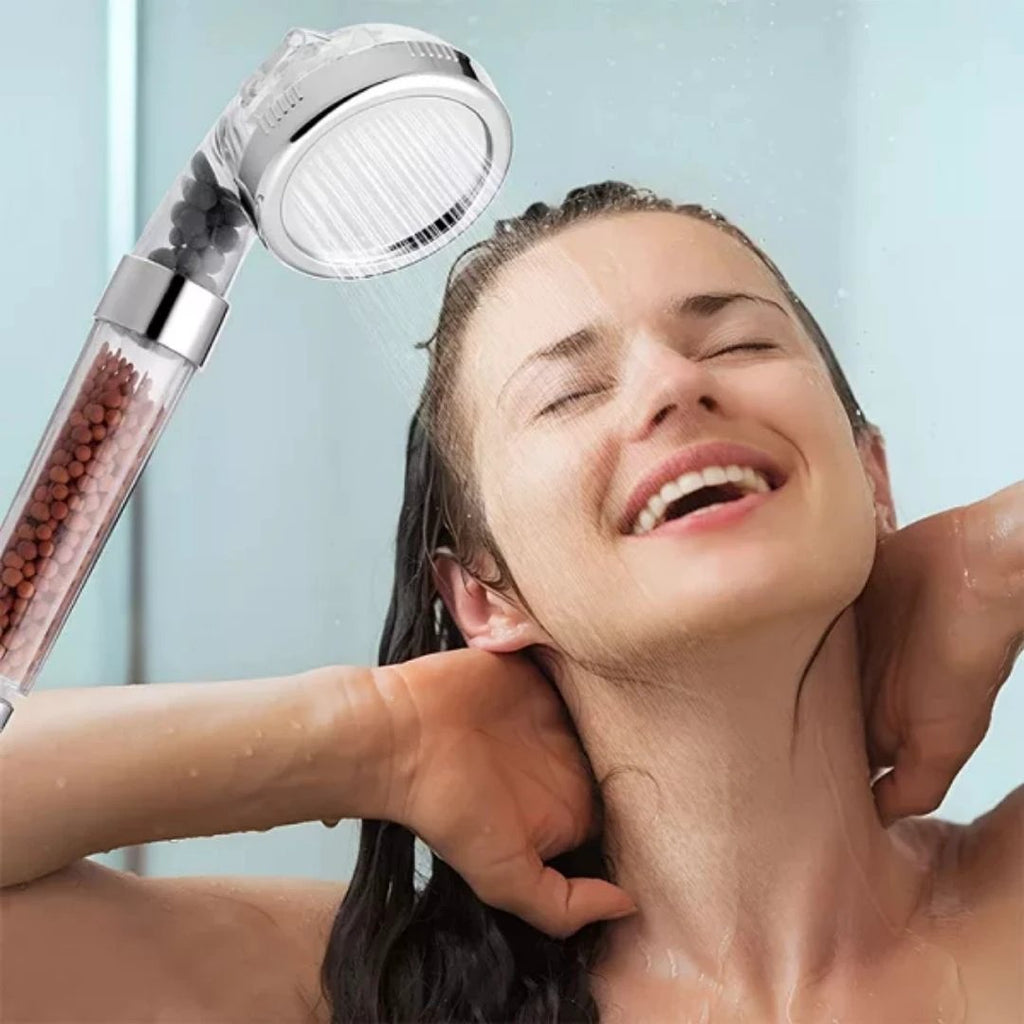 AquaBoost | High‑Pressure Handheld Shower Head – Pressure‑Boost Spray – Low‑Pressure Bowlift by Bowlift
