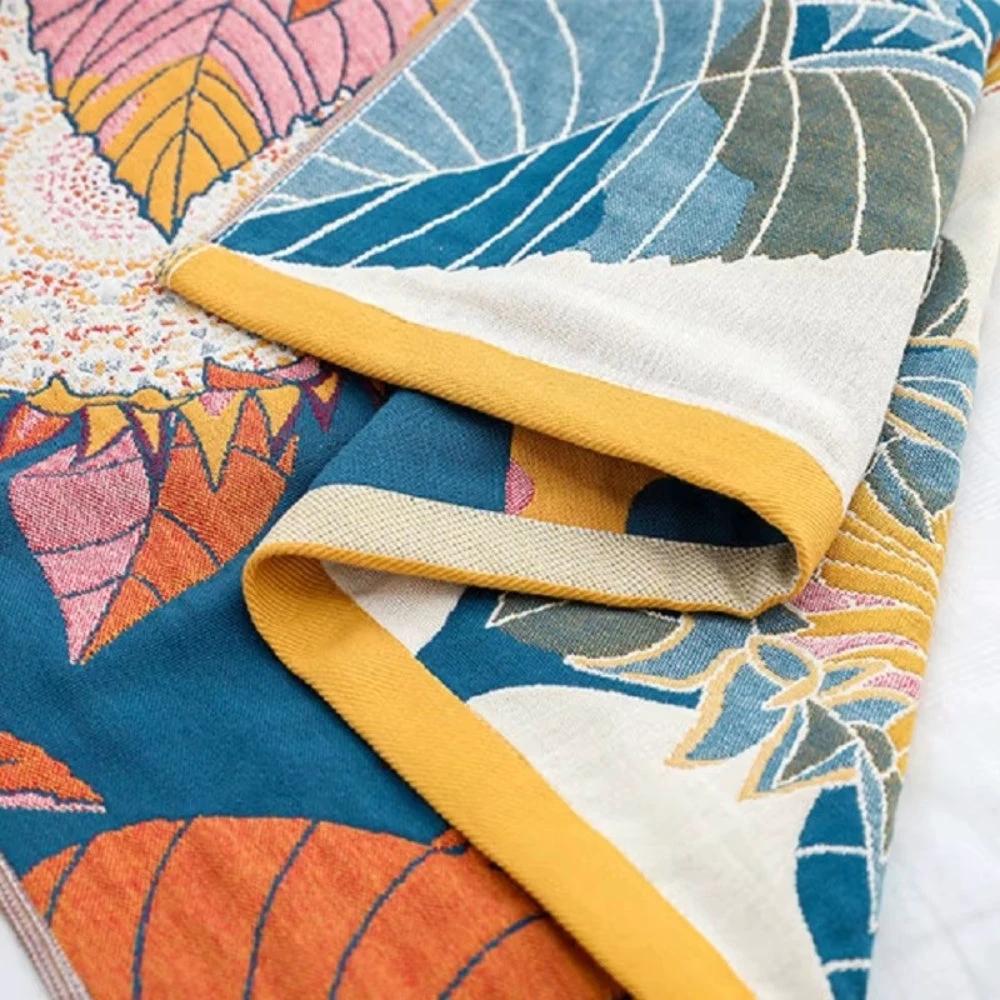 Savanna Bloom Cotton Bath Towel by Casa & Beyond