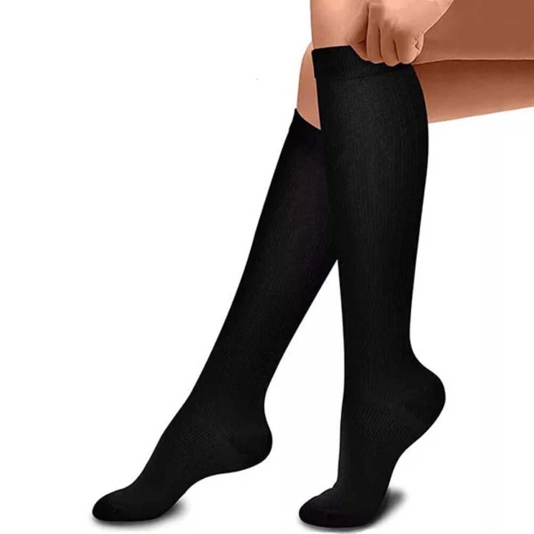 CircuFlex High Graduated Compression Socks | Improved Blood Circulation and Pain Relief - Ideal for Athletes - Travelers - Varicose Veins Bowlift by Bowlift