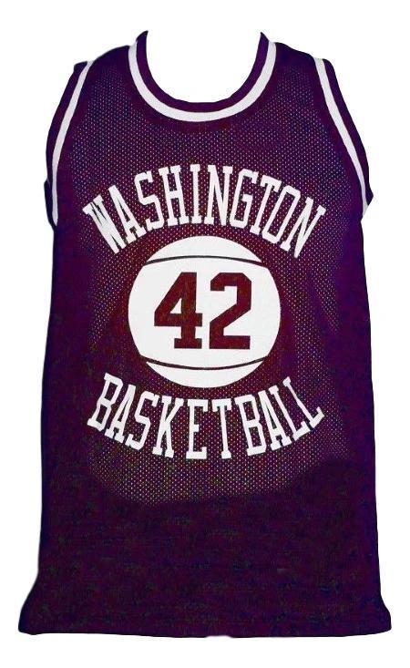 Latrell Sprewell Jersey #42 Washington Purgolders Basketball Purple by My store basketball