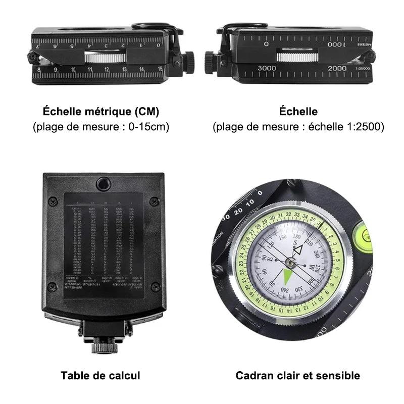 Military multifunctional navigation compass by Bowlift